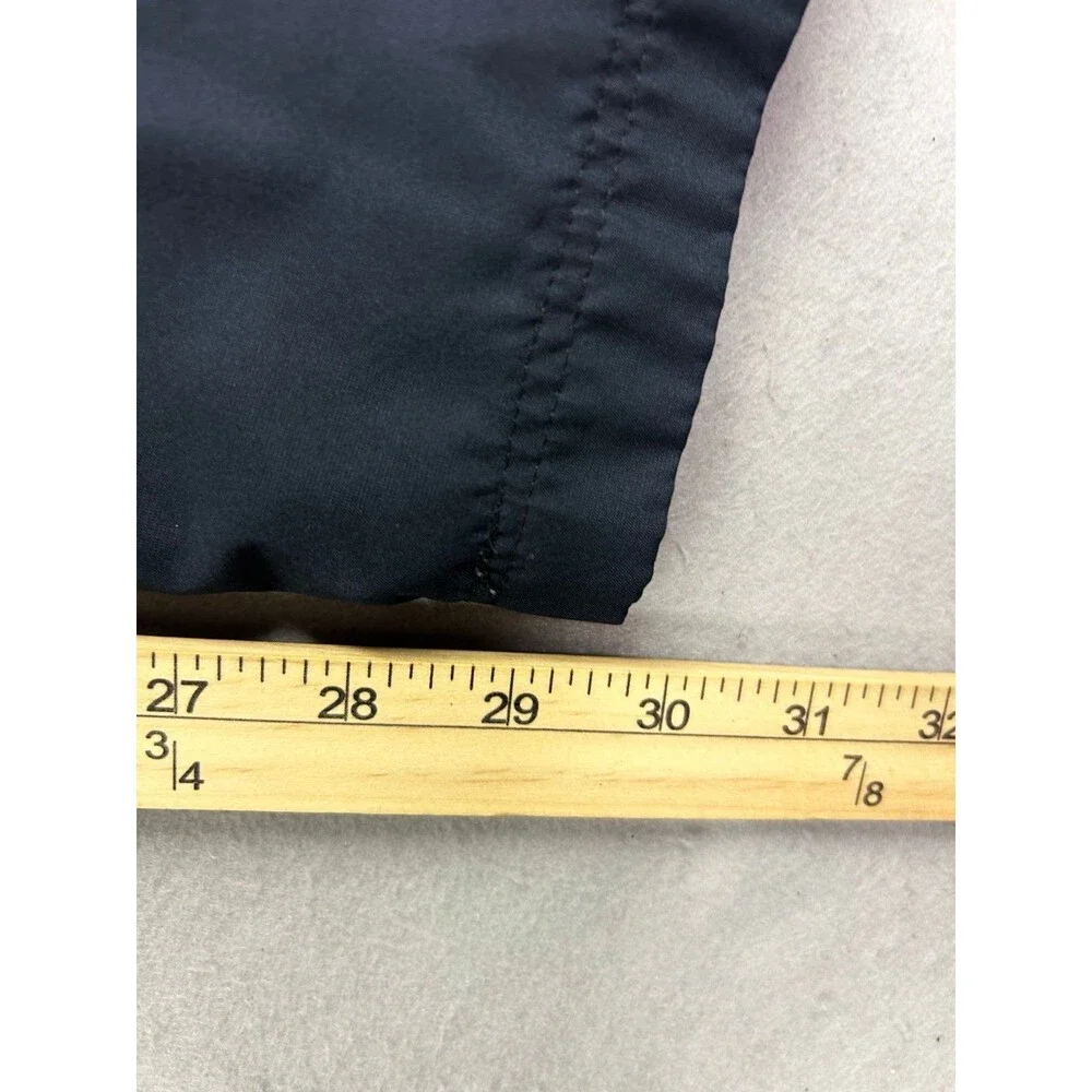 Vintage Y2K Nike Men's Windbreaker Navy Blue Athletic Track Pants